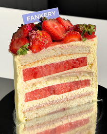 Watermelon Strawberry Cake