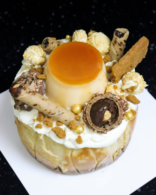 Caramel Pudding Valentines Cake