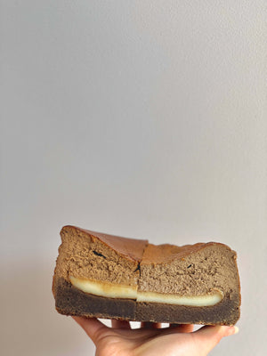 HALF Mochi Filled Burnt Basque Cheesecake