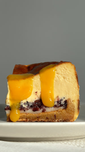 HALF Mochi Filled Burnt Basque Cheesecake