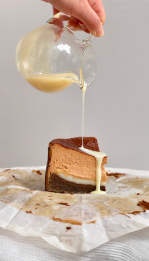 HALF Mochi Filled Burnt Basque Cheesecake