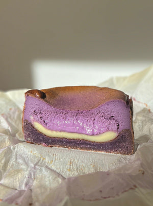 Open image in slideshow, HALF Mochi Filled Burnt Basque Cheesecake
