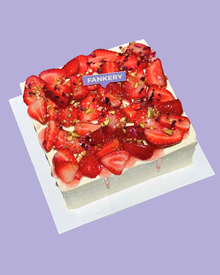 Watermelon Strawberry Cake